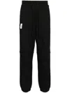 Musium Div. Logo-patch Track Pants In Black