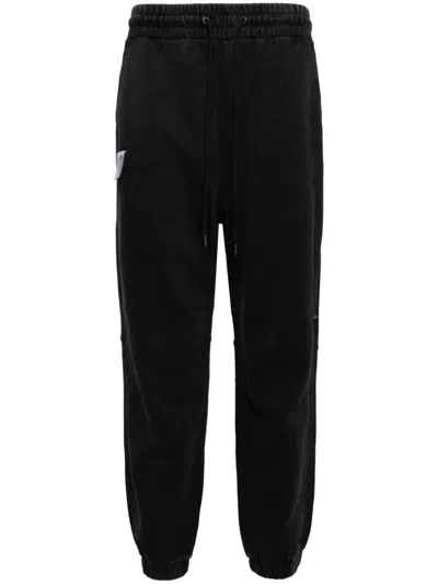 Musium Div. Logo-patch Track Pants In Black