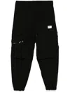 Musium Div. Logo-patch Trousers In Schwarz