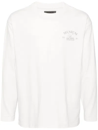 MUSIUM DIV. LOGO-PRINT LONG-SLEEVED T-SHIRT