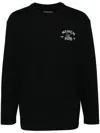 Musium Div. Logo-print Long-sleeved T-shirt In 黑色