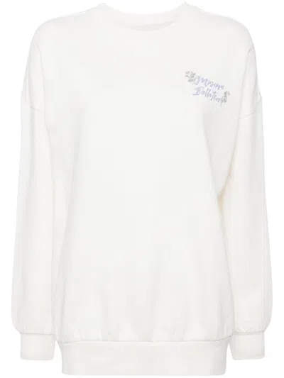 Musium Div. Logo-print Jumper In White