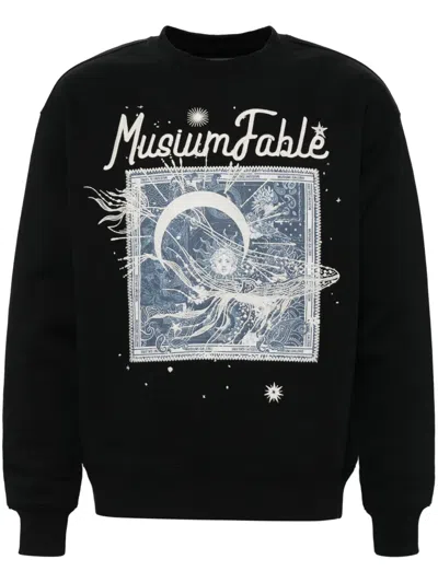Musium Div. Logo-print Sweatshirt In Schwarz