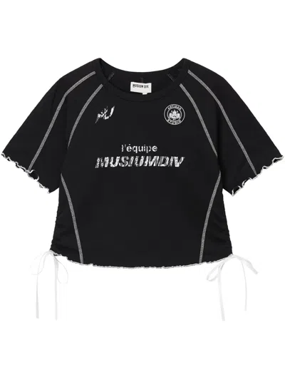 Musium Div. Logo-print T-shirt In Black