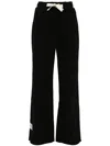 Musium Div. Logo Straight Trousers In Schwarz