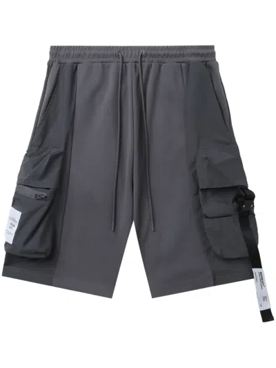 Musium Div. Logo-strap Cargo Pockets In Neutrals