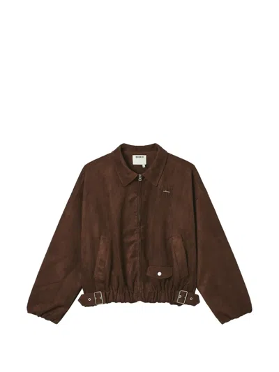Musium Div. Logo-patch Buckled Jacket In Brown