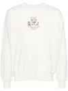 Musium Div. Mixed Media Sweatshirt In Neutrals