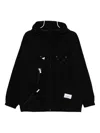 Musium Div. Multi-pockets Hooded Jacket In Black