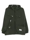 Musium Div. Multi-pockets Hooded Jacket In Green
