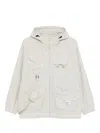 Musium Div. Multi-pockets Hooded Jacket In Neutral