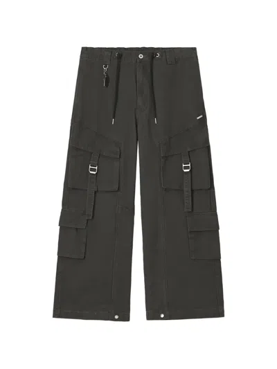 Musium Div. Multi-pocket Cotton Cargo Pants In Green