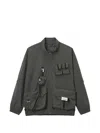 Musium Div. Multi-pocket Zip-up Jacket In Grey
