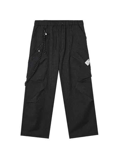 Musium Div. Panelled Cargo Pants In Black