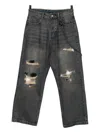 Musium Div. Patchwork Jeans In Gray