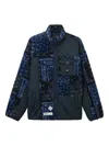 Musium Div. Patchwork Quilted Jacket In Blue