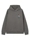 Musium Div. Pixel-print Hoodie In Gray