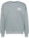 Musium Div. Pixelated Graphic Back Sweatshirt In Blue