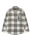 Musium Div. Plaid-pattern Patch Shirt In Multi