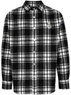 Musium Div. Van Gogh Plaid-print Shirt In White