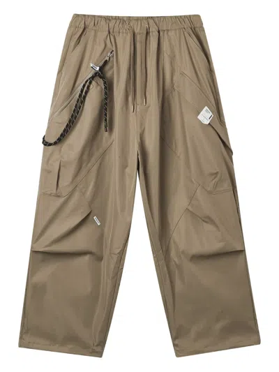 Musium Div. Pocket Drawstring Trousers In Brown
