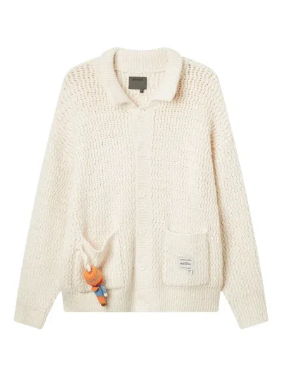 Musium Div. Pockets Buttoned Cardigan In Neutral