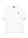 Musium Div. Printed Outseam Panelled T-shirt In White