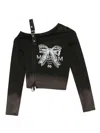 Musium Div. Printed T-shirt In Black