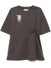 Musium Div. Printed T-shirt In Grau
