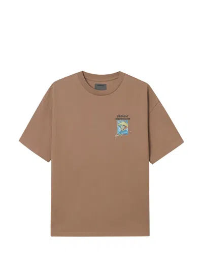 Musium Div. Printed T-shirt In Brown