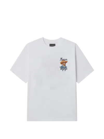 Musium Div. Printed T-shirt In White