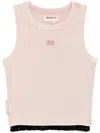 Musium Div. Geripptes Tanktop In Rosa