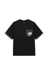 Musium Div. Roll-trim T-shirt In Black