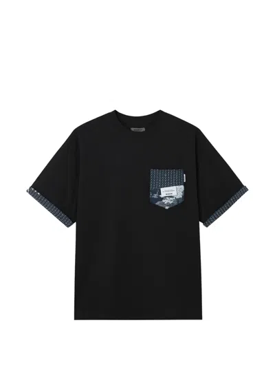 Musium Div. Roll-trim T-shirt In Black