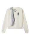 Musium Div. Scarf-detail Sweatshirt In Multi