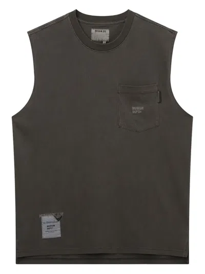 Musium Div. Sleeveless Pocket T-shirt In Grey