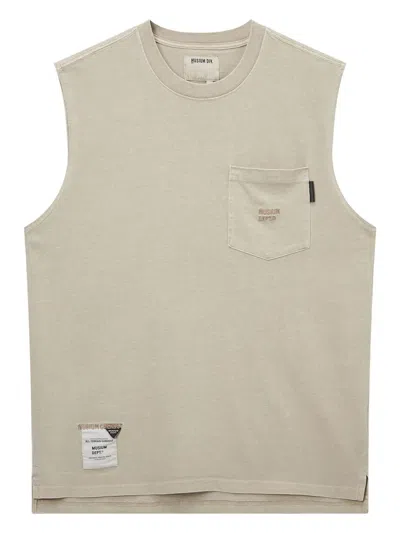 Musium Div. Sleeveless Pocket T-shirt In Neutrals