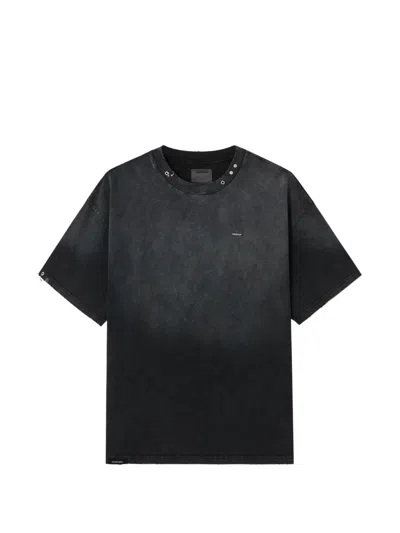 Musium Div. Stud-embellished T-shirt In Gray