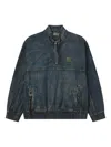 Musium Div. Zip Cotton Jacket In Blue