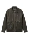 Musium Div. Zip Pocket Jacket In Brown