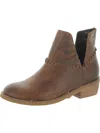 MUSSE & CLOUD MADISON WOMENS LEATHER ANKLE BOOTIES