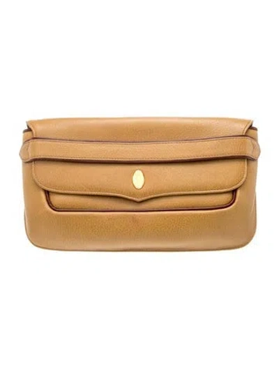 Pre-owned Must De Cartier Leather Portfolio Vintage In Neutral