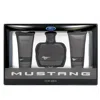 MUSTANG MUSTANG BLACK SET 3.4 OZ EDT, 3.4 OZ HAIR, 3.4 AFTER SHAVE BALM