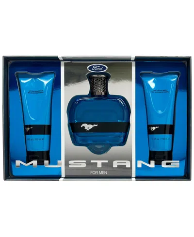 Mustang Men's 3-pc. Ford  Blue Eau De Toilette Gift Set In No Color