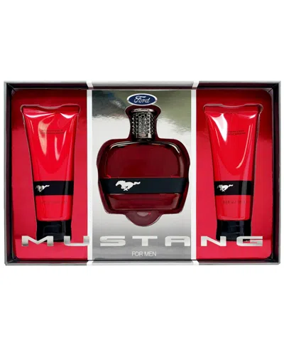 Mustang Men's 3-pc. Ford  Red Eau De Toilette Gift Set In No Color
