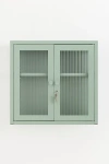 Mustard Made Kit Wall-mounted Metal Storage Cabinet In Green