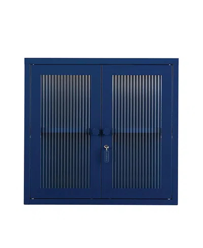 Mustard Made The Kit Cabinet In Blue