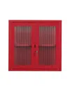 Mustard Made The Kit Cabinet In Red