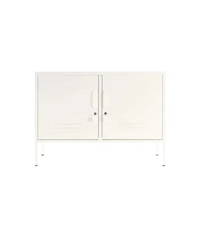Mustard Made The Lowdown Locker In White