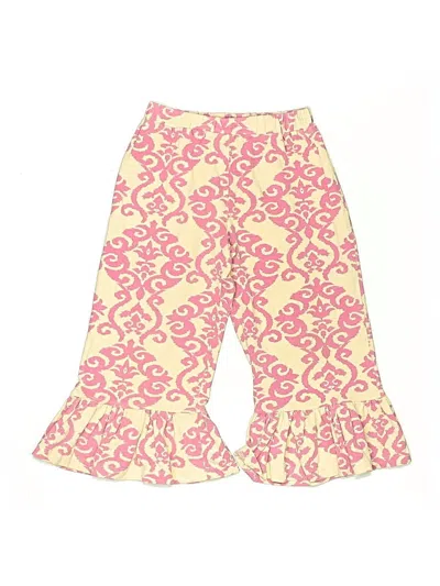 Pre-owned Mustard Pie Kids' Casual Pants In Pink